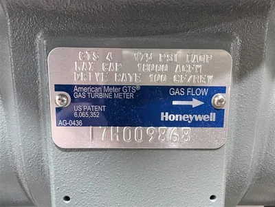 4" Honeywell 17H009868 GTS 4 Gas Turbine Meter 18000 ACFM/CFH New NIB