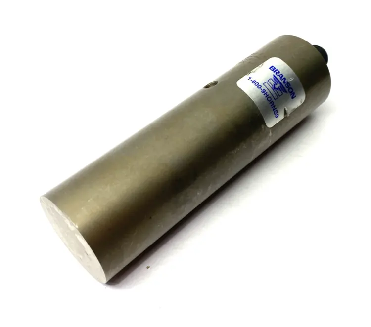 Used BRANSON ULTRASONIC HORN SILVER BOOSTER 1-1/2” DIAMETER, SOLID Ultrasonic Welders Michigan US | Maverick Industrial Sales #1089961