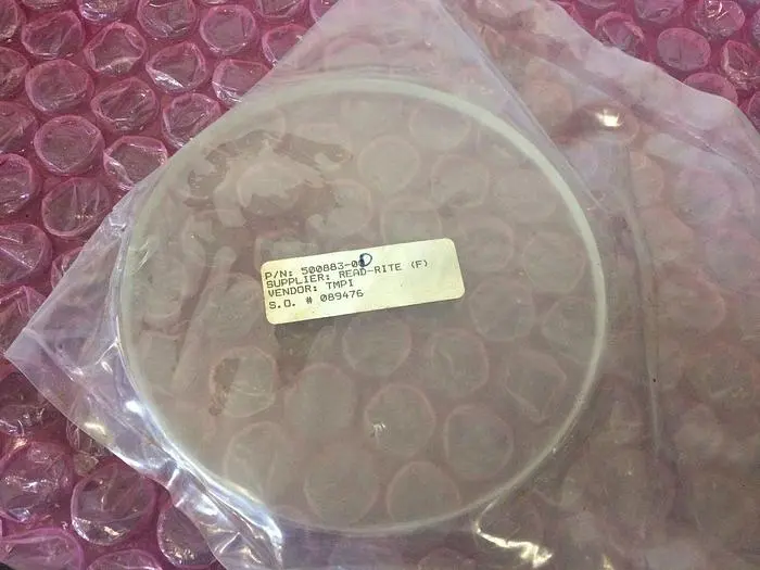 GLASS LAB PLATE P/N 500883-00
