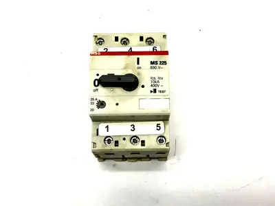 MS 225 | ABB  Manual Motor Starter 690V 50/60Hz 3ph - Used