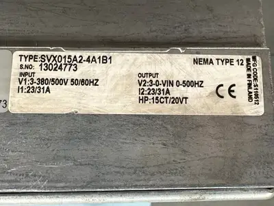 Eaton SVX015A2-4A1B1 Nema Type 12 (5.6.2)
