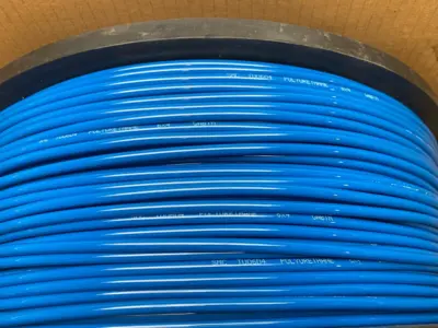 USED SMC POLYURETHANE TUBING, BLUE, TU 6MM PKG OF 500M