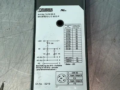 Used PHOENIX CONTACT SACB6/12LC SCO P Electrical Boxes Ohio US | HGR 24 #1515790