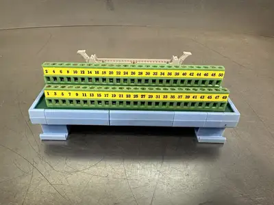 Adam-3950D Dual 50-Pin SCSI Wiring Terminal (BIN-1.53)