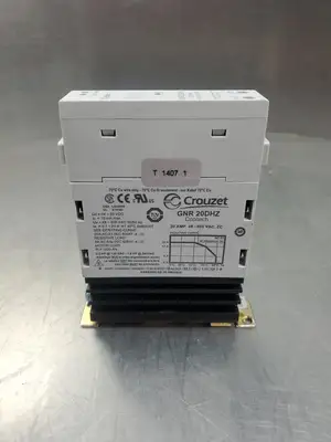 USED Crouzet GNR20DHZ Cooltech Solid State Relay, 20 Amp, 48-600VAC