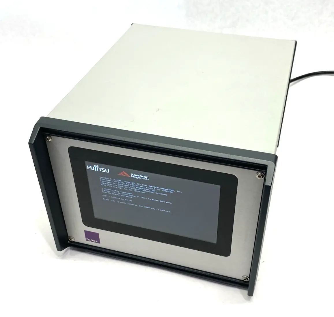 Used Topex Printer Dispenser Handling Control Unit HW: Version 1.3 Automation Control (HMI) Michigan US | Maverick Industrial Sales #1413470