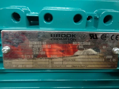 USED BROOK CROMPTON BA2M003-4D