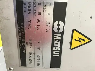 USED MATSUI JSV-38