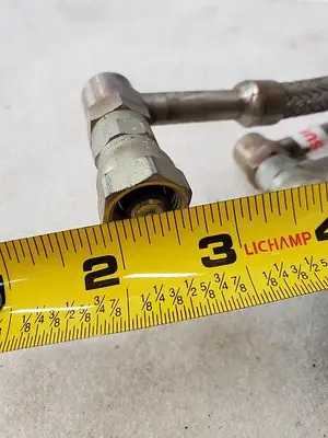 261848B25R Stainless Braided Hose