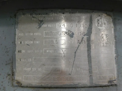 Used CATALYTIC CONSTRUCTION COMPANY Does Not Apply Agitated Holding Unit Ohio US | Equipment Recovery Corp. #1331661