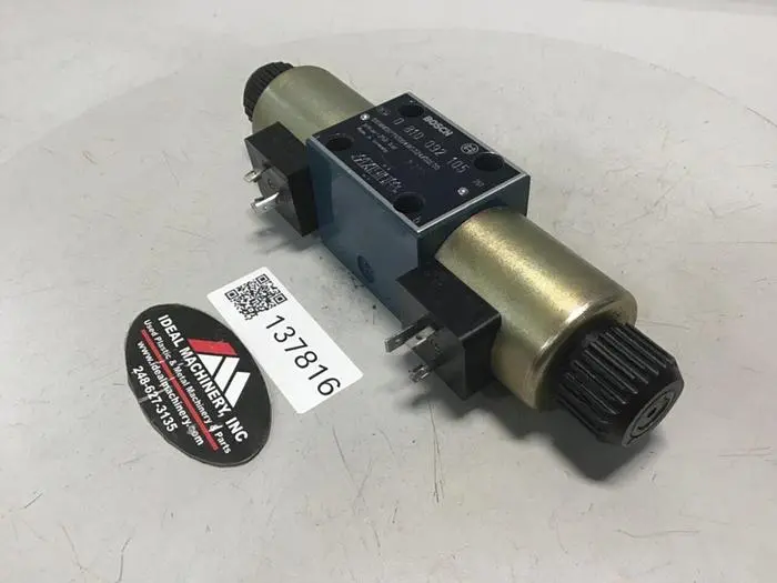 Used BOSCH 0 810 092 105 Valves/Fittings Michigan US | Ideal Machinery #704707