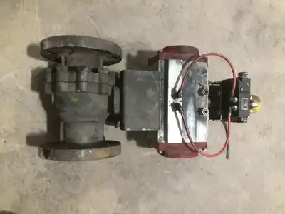 Flow-Tek 3″ WCB Pneumatic Air-Operated Ball Valve w/ Monitor 140PSI Class 300