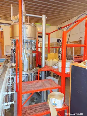 Used Complete Wine Bottling Line with Corker, Labeler & Capsule Shrinker