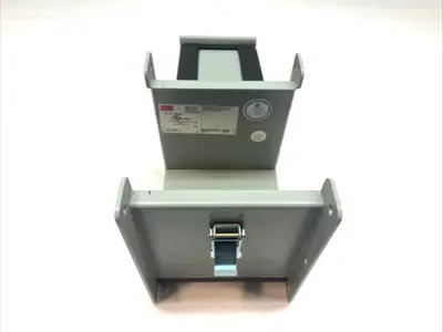 New | in-Stock Hoffman Lay-In Wireway 6"x6"x6" Type 12 Hinged Cover Steel Gray Electrical Boxes Michigan US | Maverick Industrial Sales #1402258