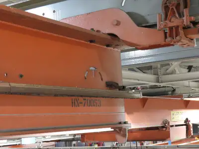 Cleveland Tramrail P&H 2 Ton Underhung Bridge Crane 42' 11" Span Magnetek Remote