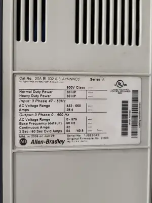 USED ALLEN-BRADLEY 20AE032A3AYNNNC0