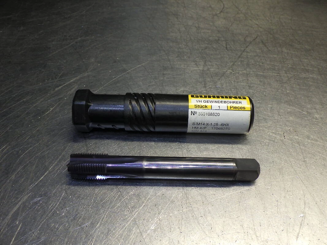 Guhring B-M14 x 1.25-6HX SP 4 Flute Carbide Tap 303108820 (LOC3395)