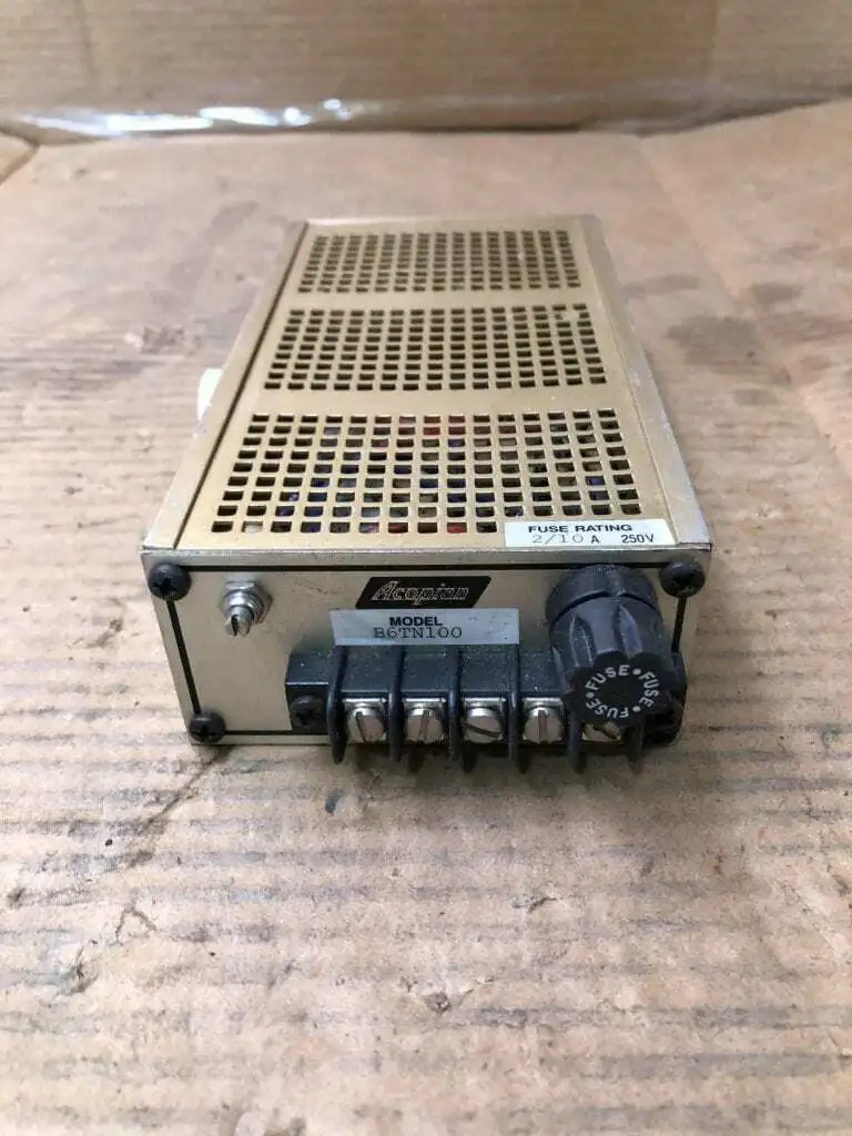 Acopian B6TN100 Power Supply 6VDC 1A 105-125VAC
