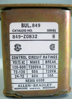 NEW Allen-Bradley 849-ZOB32
