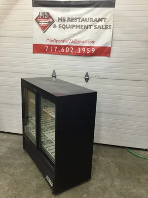 True GDM-41SL-48-HC-LD 46” Refrigerator Merchandiser, 2 Sliding Glass Doors 115v