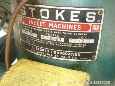 Used STOKES BB2 Tablet Presses Illinois US | Aaron Equipment #85450