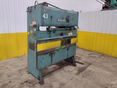 25 TON X 6' WYSONG MODEL #2572 MECHANICAL PRESS BRAKE: STOCK #23464