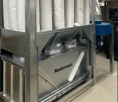 Nederman 230‑Gallon Dump Bin For S‑Series Dust Collectors 89101011