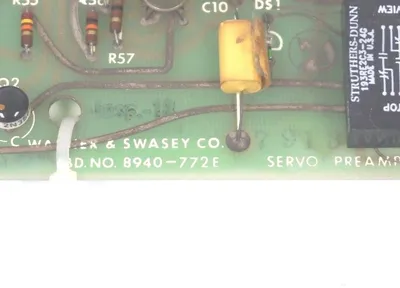 WARNER & SWASEY 8940-772E SERVO PREAMP BOARD 8940772E REPAIRED