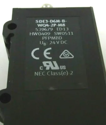 NEW FESTO SDE3-D6M-B-WQ4-2P-M8 PRESSURE SENSOR SDE3D6MBWQ42PM8
