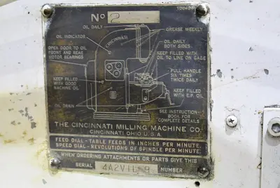 Used CINCINNATI #2 Vertical Mills Ohio US | G-2000, Inc. #1294701