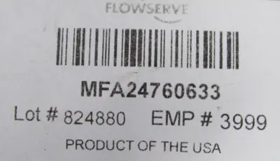 NEW FLOWSERVE RK149792 REPAIR KIT S:O:N MSS ER7EPEE