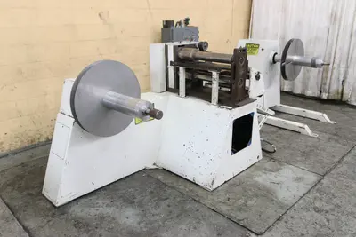 18" X 3-1/2" WALLNER MODEL 4680 PRECISION PACKAGE SLITTING LINE: STOCK #10278