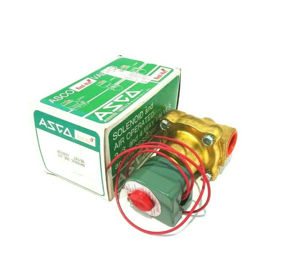 NEW ASCO 8210B27 SOLENOID VALVE 120/60