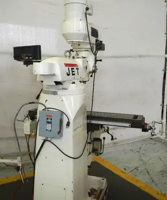 9" x 49" JET Vertical Milling Machine Model JTM-4VS,  3 HP