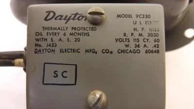 Used DAYTON ELECTRIC _UNKNOWN_ Blowers | OCO Industrial #1638116