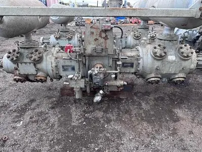 Gemini FE650C-2 Compressor Frame SN 50F530 with 89 series cylinders size 10.5” x 5.75”
