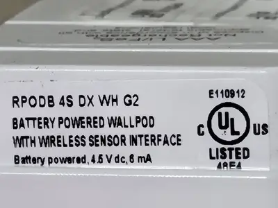 NEW ACUITY CONTROLS RPODB 4S DX WH G2