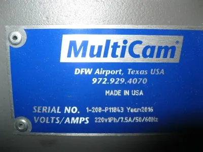 Multicam 1000 Plasma CNC