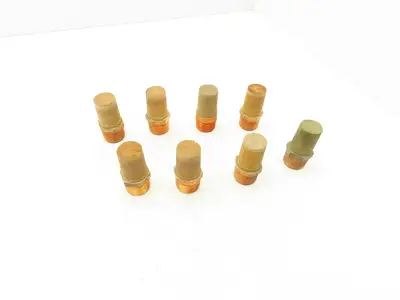 Pneumatic Brass Exhaust Muffler Filter 1" Male Lot of 8