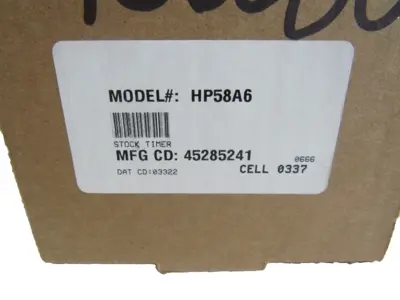NEW DANAHER EAGLE SIGNAL HP58A6 TIMER