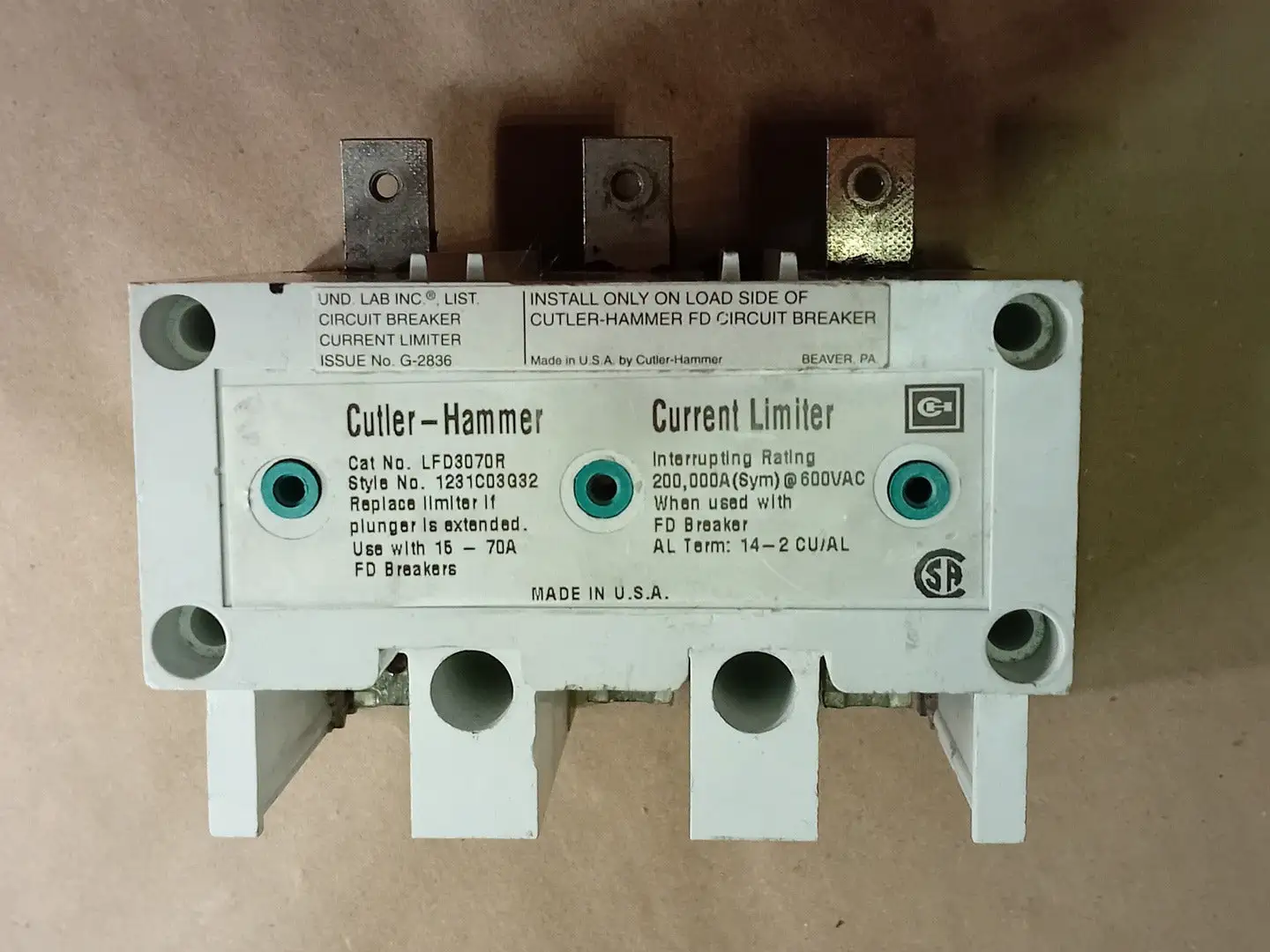 NEW CUTLER-HAMMER LFD3070R