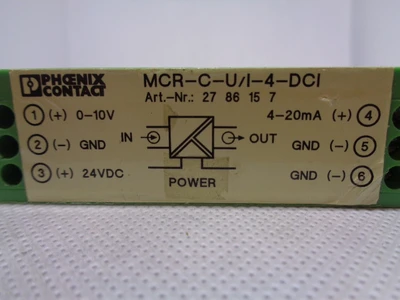 USED PHOENIX CONTACT MCR-C-U/I-4-DCI