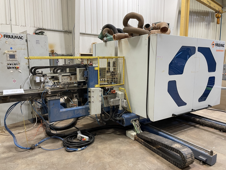 Used FRIULMAC QUADRAMAT Woodworking Tenoners Pennsylvania US | RT Machine Company #136126