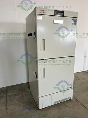 USED SANYO MDF-U5312 TWO DOOR BIOMEDICAL -30°C FREEZER 17.94 CU. FT. , 115V