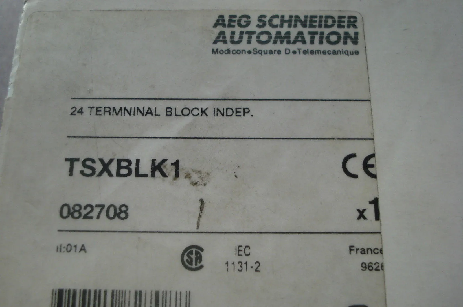 NEW AEG SCHNEIDER AUTOMATION TSXBLK1