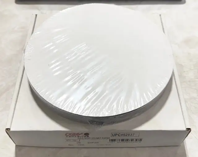 CGW 8" Metallurgical Silicon Carbide Sanding Discs 600/P1200 Waterproof 100 Pack
