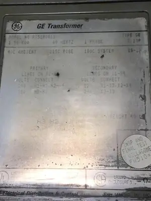 USED GENERAL ELECTRIC / GE 9T51B0011