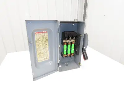 Square D H362 Heavy Duty Fused Safety Disconnect Switch 60A 600VAC Series F05