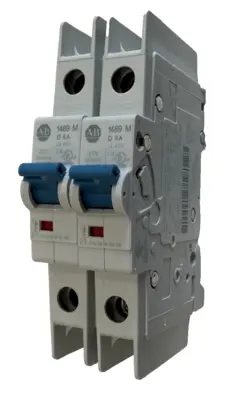ALLEN BRADLEY 1489-M1D050 CIRCUIT BREAKER SER.D 1489M1D050 NEW, SURPLUS 2 PCS.