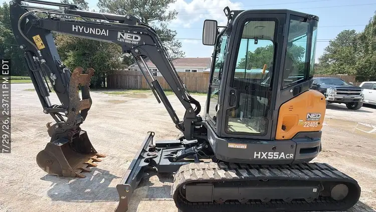 Used 2025 HYUNDAI HX55 Crawler Excavators North Carolina US | National Equipment Dealers #1422227